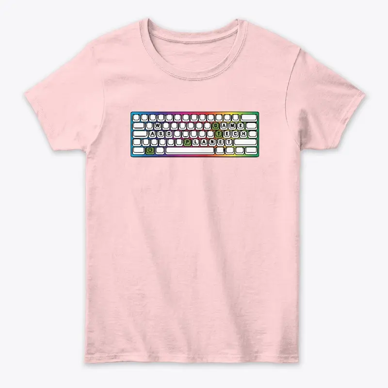 GTP Womens RGB Keyboard T-Shirt